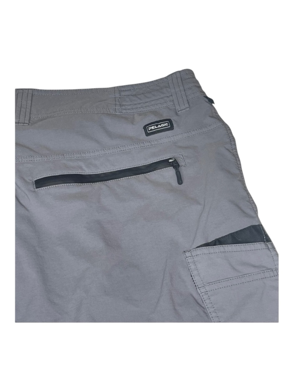 Pelagic® 𓆝 Traverse 21” Outseam Water Repellant Fishing Shorts 𓆝 Charcoal 38 - Picture 11 of 16